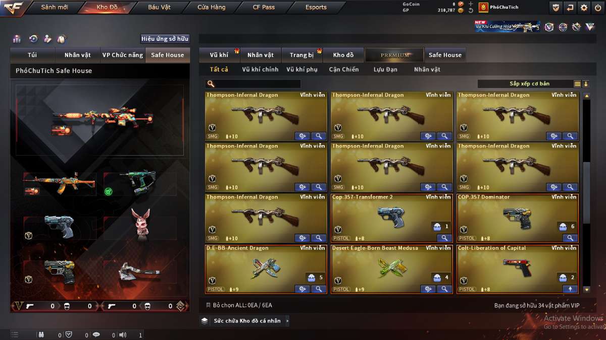 shop acc cf uy tin gia re